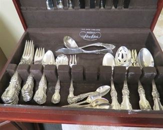 Burgundy by Reed and Barton Sterling Silver flatware set.