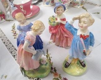 Royal Doulton figurines.
