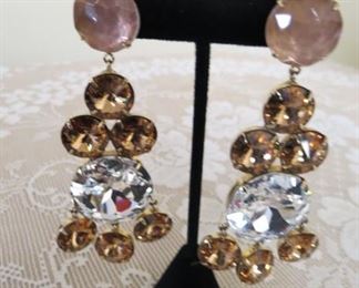 Tory Burch dangling earrings.