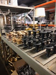 Assorted planters.