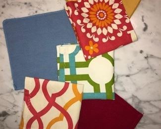Cocktail Napkins. Many shapes, sizes and colors.