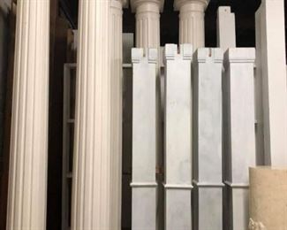 Pillars ranging and styles and sizes from 8 foot to 10 foot to 12 foot.