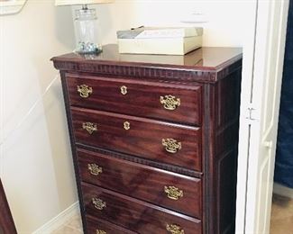 Colonial Style Tall Dresser