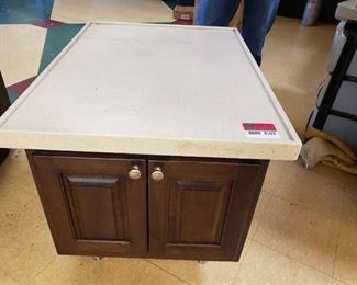 Salad bar side table