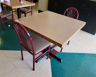 Table and 2 chairs
