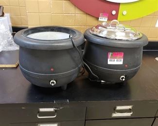 (2) soup warmers