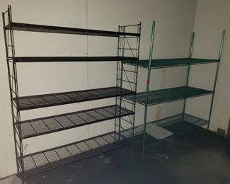 (2) storage racks