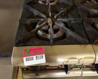 APW wyott Gas 2 burner stove