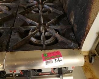 APW wyott Gas 2 burner stove