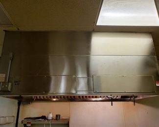 8' stainless hood