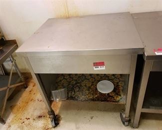 Stainless work table