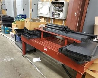 Wood table and miscellaneous