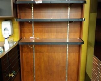 Wood Display with 4 Shelves 39x78x14