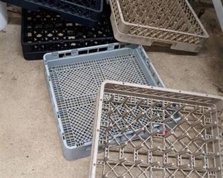 5 Plastic Dishwasher Trays
