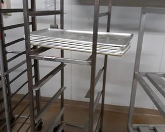 Full Size Sheet Pan Rack on Casters 19x26x71