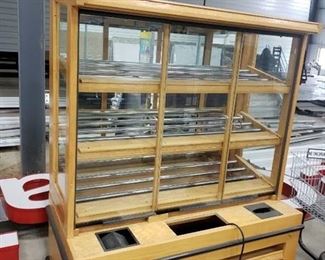 Donut display bakery cabinet