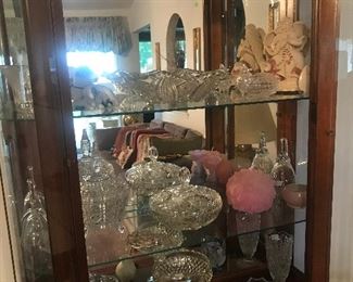 Curio Cabinet filled with Treasures