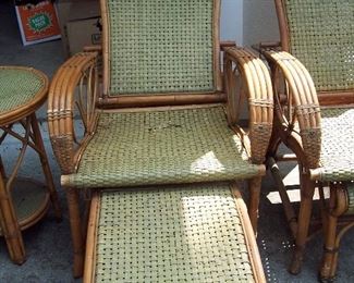 Bamboo and Ratan Patio Set