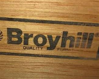 Broyhill Bedroom Suite: Dresser w Mirror, 2 Nightstands, Queen Bedframe, Armoire (Sold Separately)