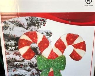 Christmas Lighted Candy Canes