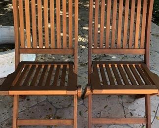Folding Wood Chairs