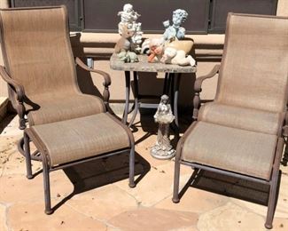 Patio Chairs w Ottomans