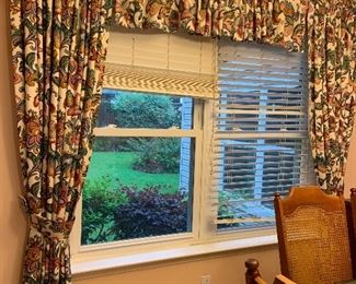 Window treatments are for sale
