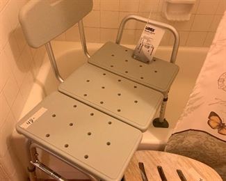 Transfer shower chair