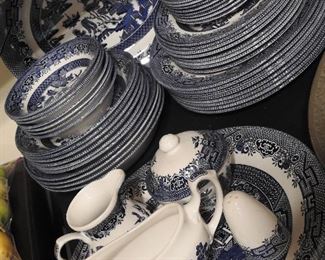 Churchill "Blue Willow" China