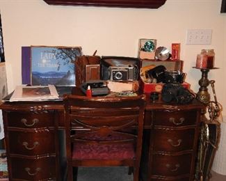 Vintage Mahogany Desk