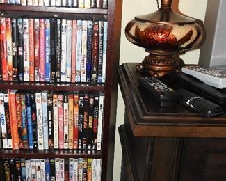 Lots of DVDs, some CDs