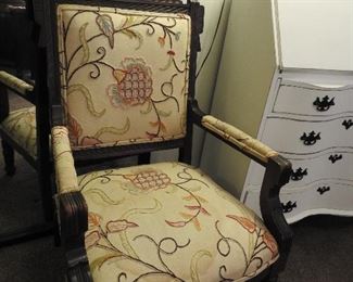 Eastlake Armchair w/Crewel