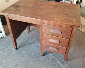Child-Sized Oak Desk