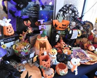 Fun Halloween Stuff too!! Lots unused in boxes!!