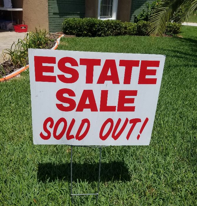 Just like the sign says, we are sold out. Thank you.