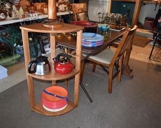 Corner Shelf and Table
