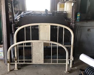 Iron bed frame