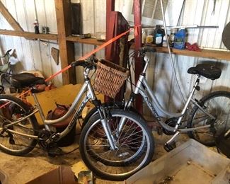 Two Norco bikes