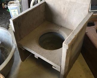 Antique potty chair