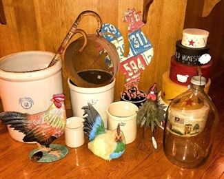 Crockery #12, #5, #1. American blue eagle, Crown