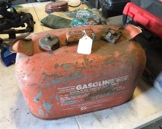Vintage Metal Gasoline can