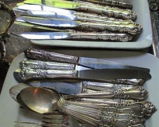 silver plated flatware