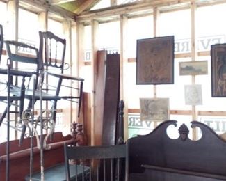 chairs, prints & beds