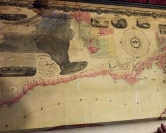 1860's map of New York