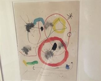Signed Miro Print