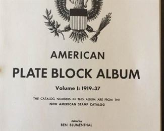 Three Volumes of American Plate Blocks 1919-1960 https://ctbids.com/#!/description/share/171496