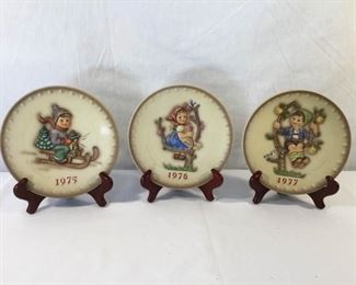 M. I. Hummel Goebel 1975, 1976, & 1977 Plates 6 Piece https://ctbids.com/#!/description/share/171515