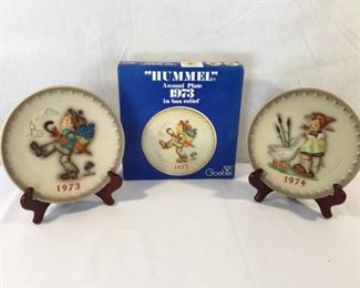 M. I. Hummel Goebel 1973 & 1974 Plates 4 Piece https://ctbids.com/#!/description/share/171514