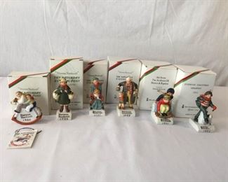 Norman Rockwell Figurine Christmas Ornaments 6 Piece #2 https://ctbids.com/#!/description/share/171524