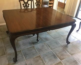 Antique J.K. Rishel Walnut Dining Table and 6 Chairs https://ctbids.com/#!/description/share/171529